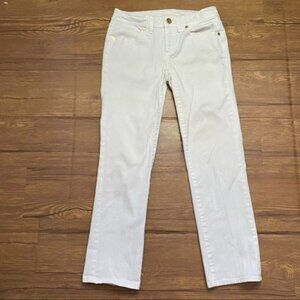 Tory Burch White Cropped Jean Women Size 25